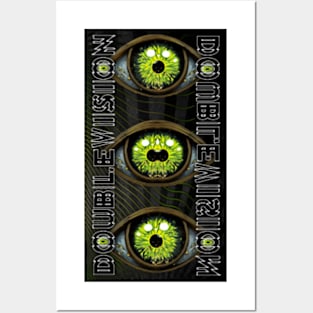 Double Vision T2 Green Posters and Art